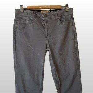 Democracy "Ab" Technology Mid-Rise 6-Pocket Gray Ankle Casual Pants - Size 10